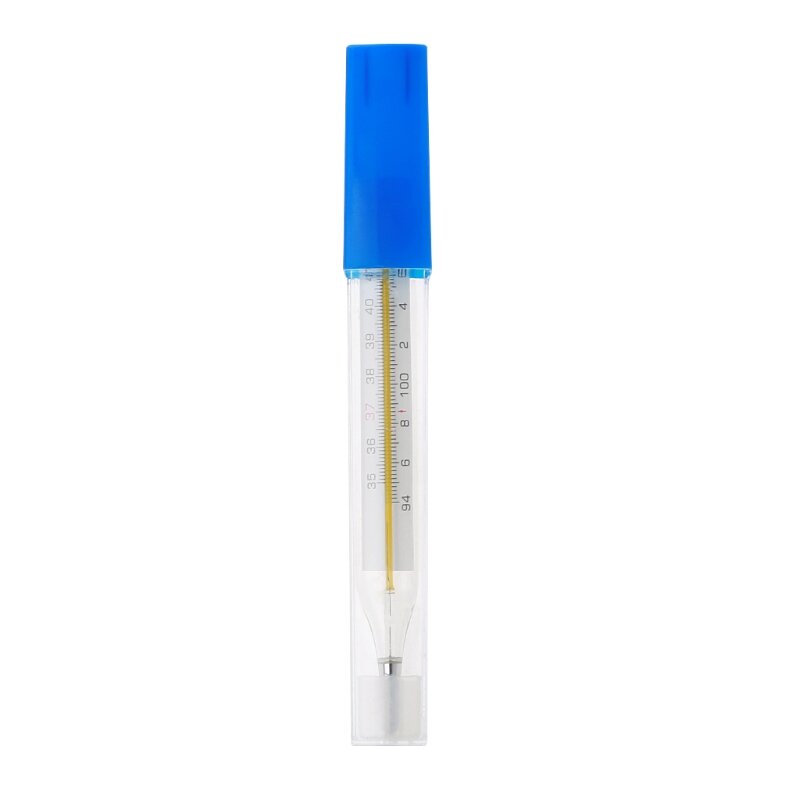 Mercury Glass Thermometer Large Screen Clinical Medical Temperature Household Health Monitors Health Care Thermometers