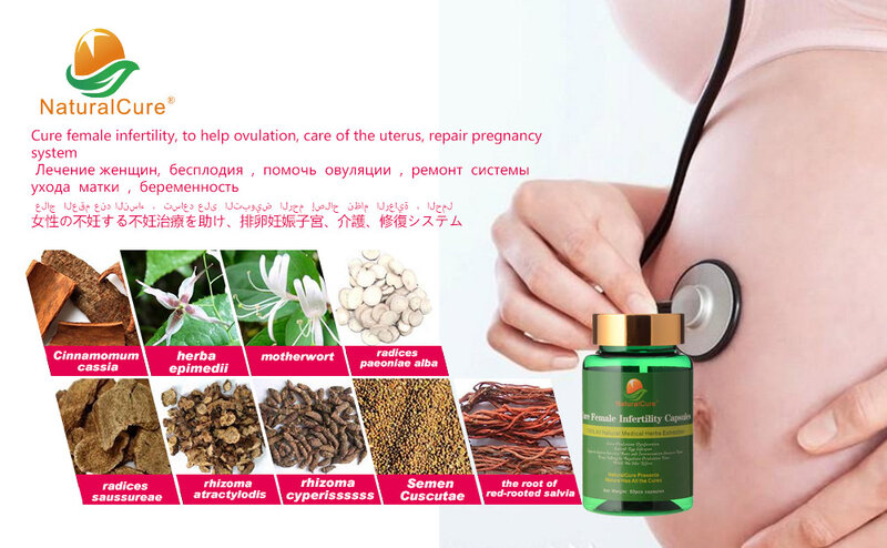 NaturalCure Cure Female Infertility Capsules, Plants Extract pills for female Protect Womb Functions, Regulate Ovulation