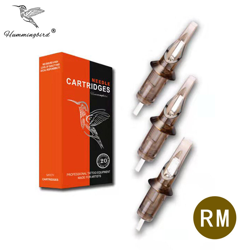 HUMMINGBIRD-cartuchos de aguja para tatuar 1017RM, #10 (0,3mm) Magnums (17RM) para máquinas de tatuaje y agarres, 20 Uds.