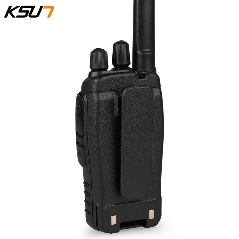 2 PIÈCES KSUN Talkie-walkie 5W Radio bidirectionnelle Portable Radio UHF 400-470MHz 16CH Professionnel Taklie Talkie-walkie Comme Baofeng BF-888