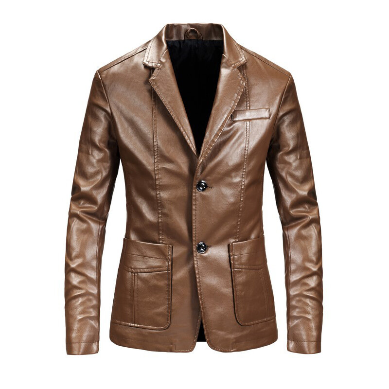 Novos jaquetas de couro dos homens moda motor & motociclista jaqueta de couro dos homens bomber casaco macio couro do plutônio