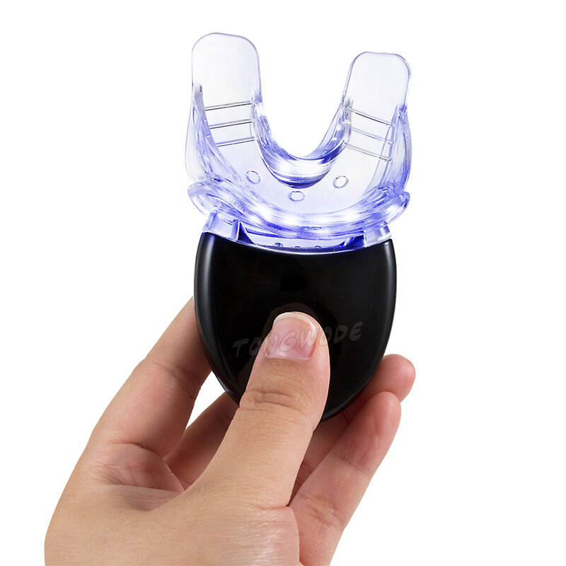 Dropshipping rápido clareamento dos dentes led kit de luz sem logotipo gel canetas cuidado oral dental profissional sistema branqueamento caixa luxo