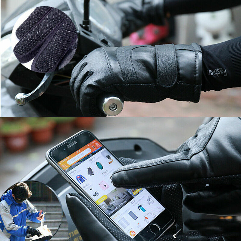 Sarung Tangan Pemanas Elektrik Musim Dingin Sarung Tangan Ski Layar Sentuh Penghangat Angin Sepeda Hangat USB Bertenaga untuk Pria Wanita