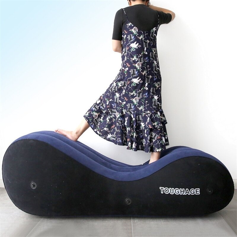 S-Type ตำแหน่ง Inflatable ที่นอน Sex โซฟาเก้าอี้เป่าลมสำหรับคู่ Lover ของเล่นชุดผู้ใหญ่เร้าอารมณ์ของเล่น Home ...