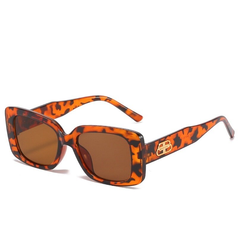 LONSY-gafas de sol rectangulares pequeñas para mujer, anteojos de sol a la moda femeninos, de diseñador de marca de lujo con UV400, cuadradas, 2021