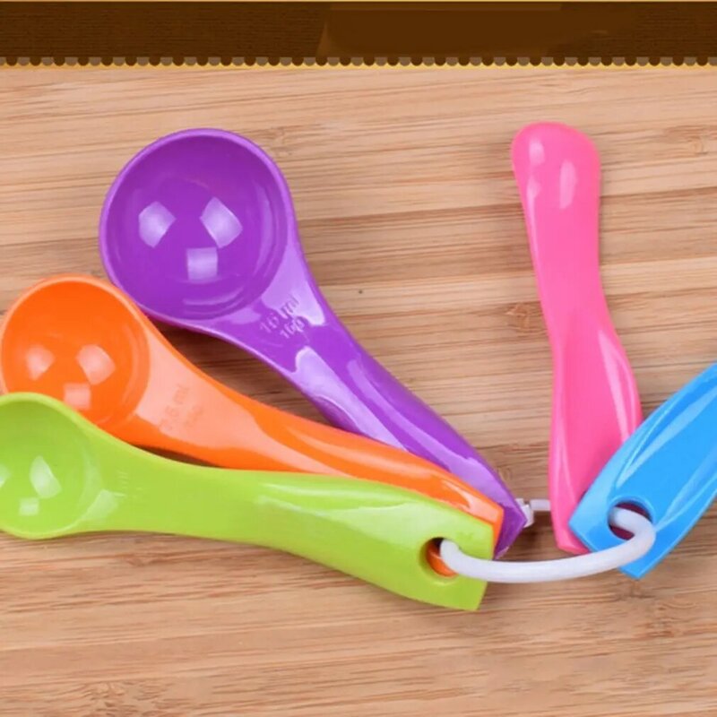 New Universal Measuring Spoons With Scale Measuring Cup Combination Plastic Baking Utensil Sugar Cake Baking Spoon