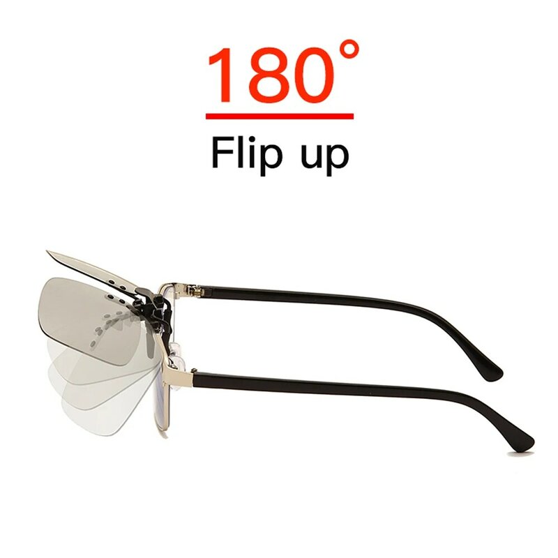 Clip on okulary spolaryzowane okulary mężczyźni jazdy Night Vision soczewki gogle przeciwodblaskowe okulary Flip-up obiektyw okulary kobiety