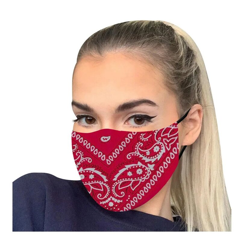 1Pc Fashion Afdrukken Masker Outdoor Anti Dust Mistig Smog Mond Gezichtsmasker Fietsen Winddicht Mascarillas Masque Lavable Cubrebocas