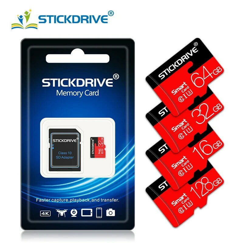 أفضل بيع مايكرو SD بطاقة الذاكرة 8GB/16GB/32GB Class10 عالية السرعة بطاقة الذاكرة مايكرو SD بطاقة 128GB بطاقات فلاش للكمبيوتر اللوحي/الهاتف