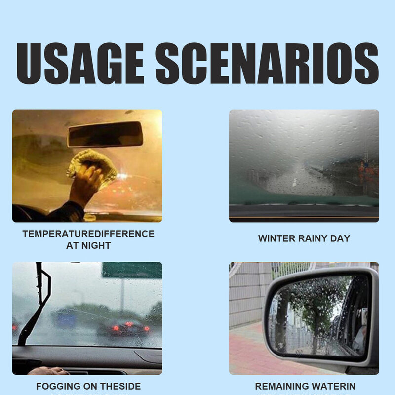 Auto Glas Wasserdichte Beschichtung Mittel 30 ML Regen Abweisend Spray Multifunktionale Auto Windschutzscheibe Regendicht Mittel Anti Nebel Spray