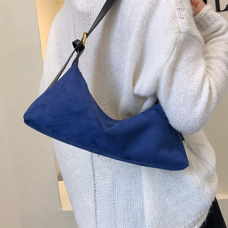 Simples aleta saco das mulheres 2021 nova alta qualidade esfrega crossbody saco cor pura casual feminino bolsa de ombro luxo bolsas designer