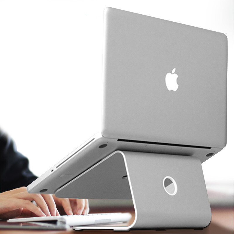 Stojak na laptopa stojak na notebooka uchwyt na wspornik ze stopu aluminium komputer stojący na biurko Lepdesk uchwyt na 11-17 calowy Macbook