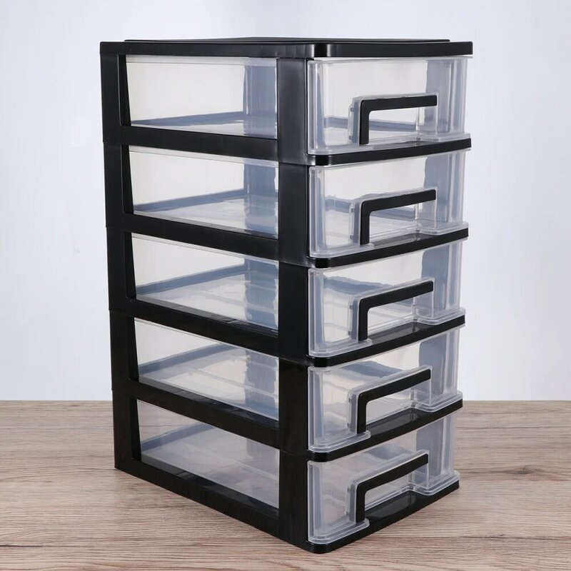 2021 Multifunctional Five-layer Storage Cabinet Drawer Type Closet Portable Dustproof Storage Case Organizer Sundries