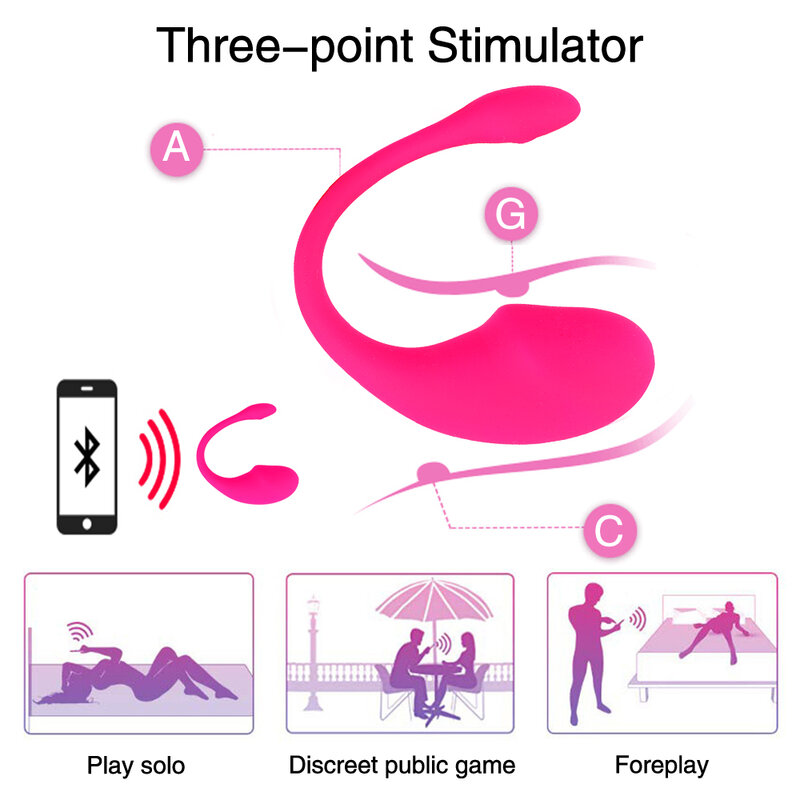Giocattoli del sesso dildo vibratore Bluetooth per le donne Smart Phone APP controllo Wireless vibratore magico G Spot clitoride giocattoli del sesso per coppia