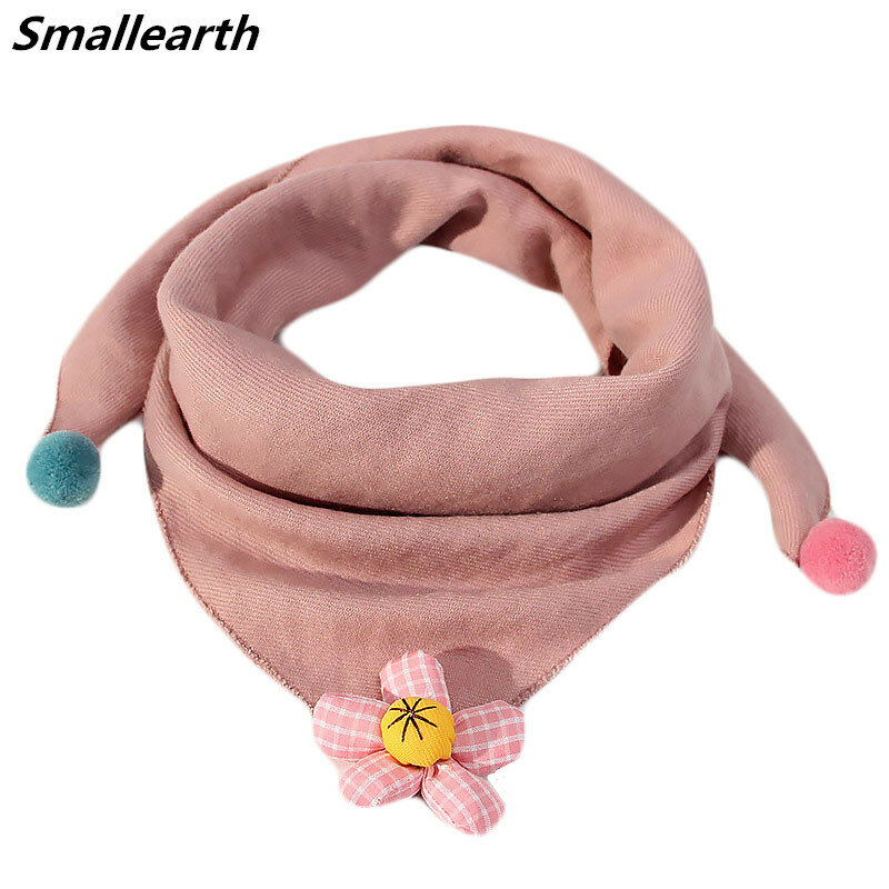 New Spring Cotton Baby Triangle Scarf Fashion Autumn Winter Baby Boy Casual Scarves Infant Girls Bibs Scarf Toddler Burp Cloth