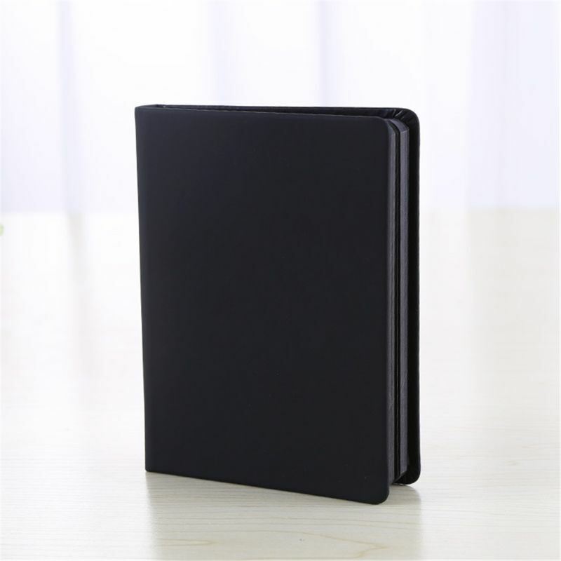 All Black Paper Blank Inner Page Portable Small Pocket Notebook Sketchbook 