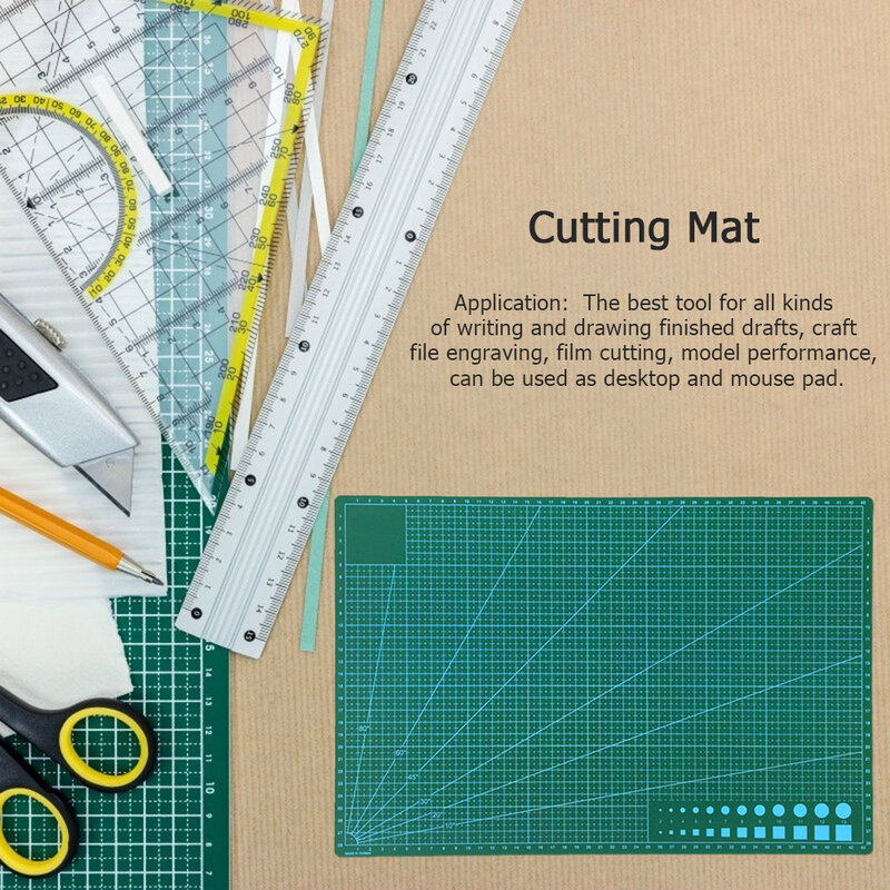 A3/A4 Practical Cutting Mat PVC Engraving Patchwork Handmade Self-healing Cut Pad DIY Handmade Supplies for Engraving Quilting