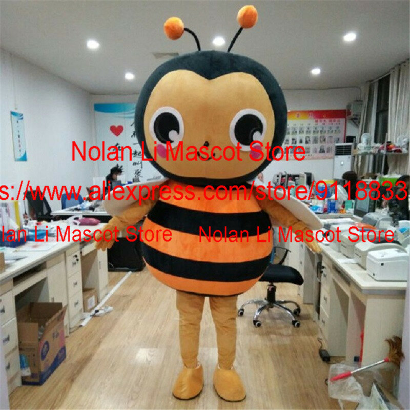 New Customization17 Style Bee Mascot Costume Cartoon Game Role Playing Fancy Dress Advertising Carnival Birthday Party 1193