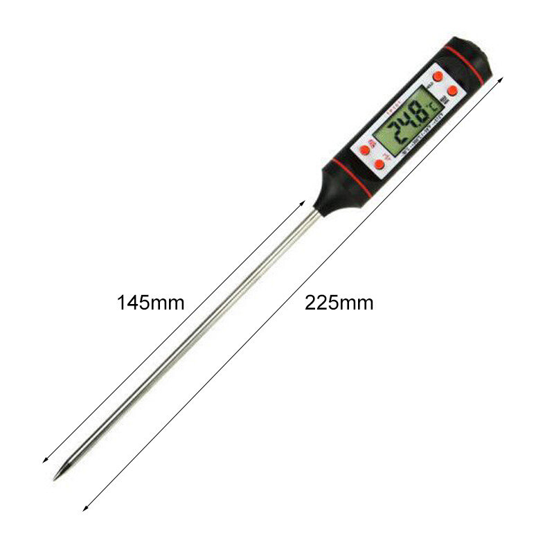 Digitale Vlees Thermometer Koken Food Kitchen Bbq Probe Water Melk Olie Vloeibare Oven Digitale Temperaure Sensor Meter