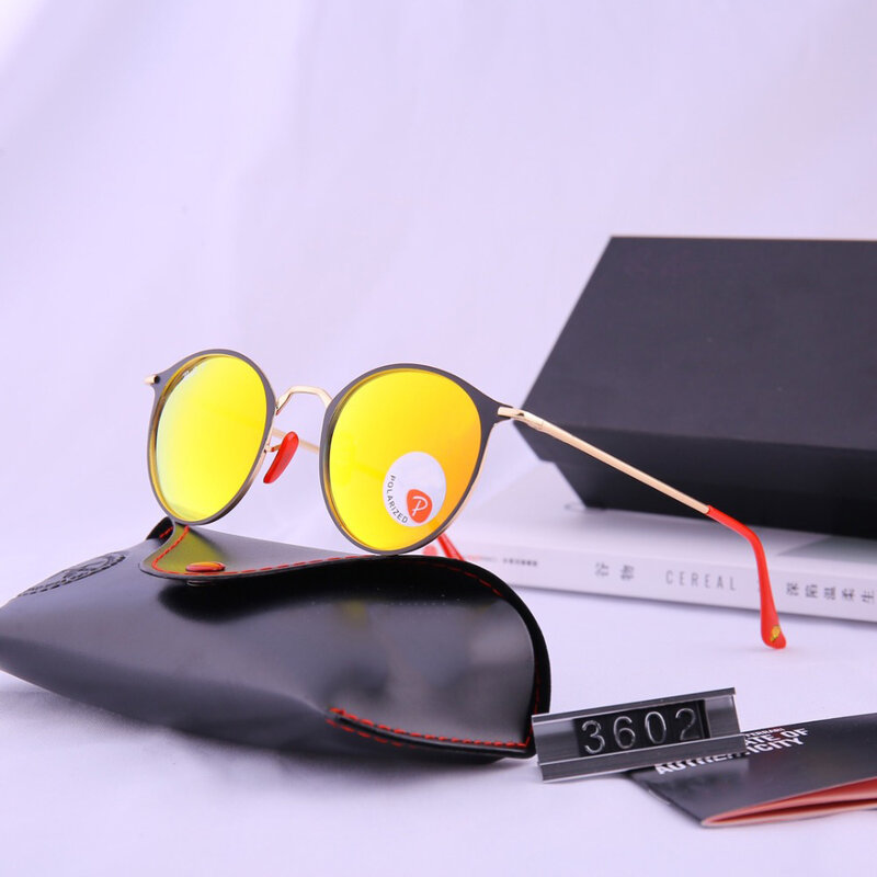 럭셔리 브랜드 고양이 눈 선글라스 여자 남자 편광 된 안경 UV400 빈티지 안경 금속 프레임 반사 색 렌즈 Gafas 드 솔