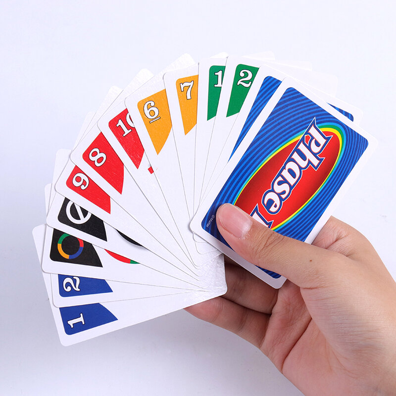 1 Box Card UN Phase 10 gra w karty rozrywka i rozrywka Multiplayer Family Party karty do gry wyzwanie zabawki