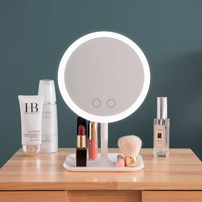化粧鏡led光ドレッシングテーブルミラー美容リング光ミラー美容ツール用補助光小ミラー