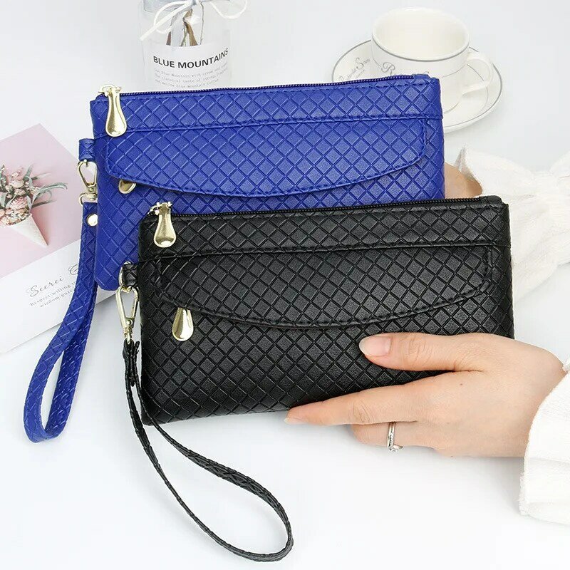 女性のための合成皮革の財布,ハンドバッグ,電話のポケット,新しいファッション