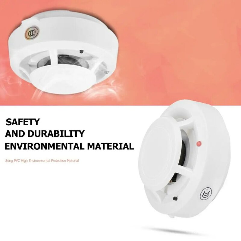Detektor dymu Alarm gospodarstwa domowego bezpieczeństwa przenośny Alarm czujnik importowane głośnik dźwięku dwa razy jako wspólne dymu