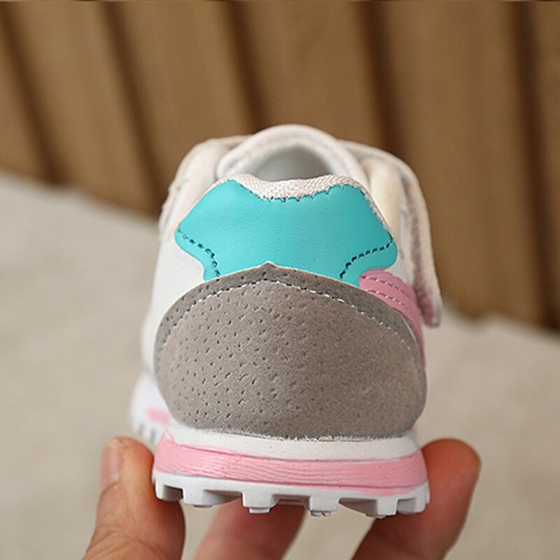 Детская спортивная обувь для девочек и мальчиков, кроссовки для новорожденных, модная повседневная мягкая обувь на плоской подошве для мла...