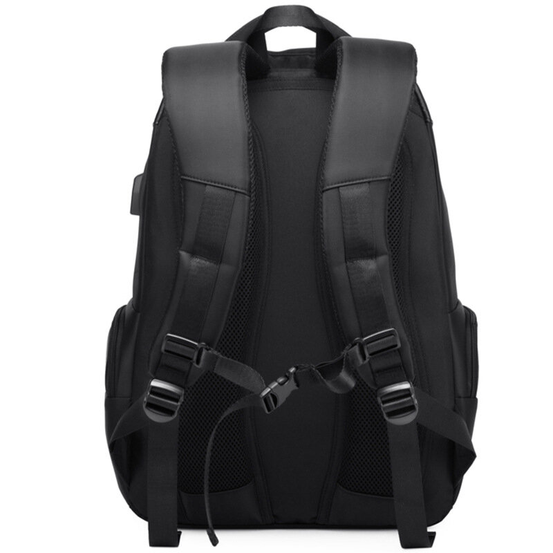 Мужской повседневный рюкзак, водонепроницаемый подростковый рюкзак из ткани Оксфорд с защитой от кражи и usb-зарядкой, 2019