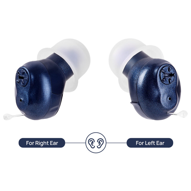 OLIECO-audífonos intrauditivos invisibles, miniamplificador de sonido ajustable, altavoz para ancianos, 1 piezas