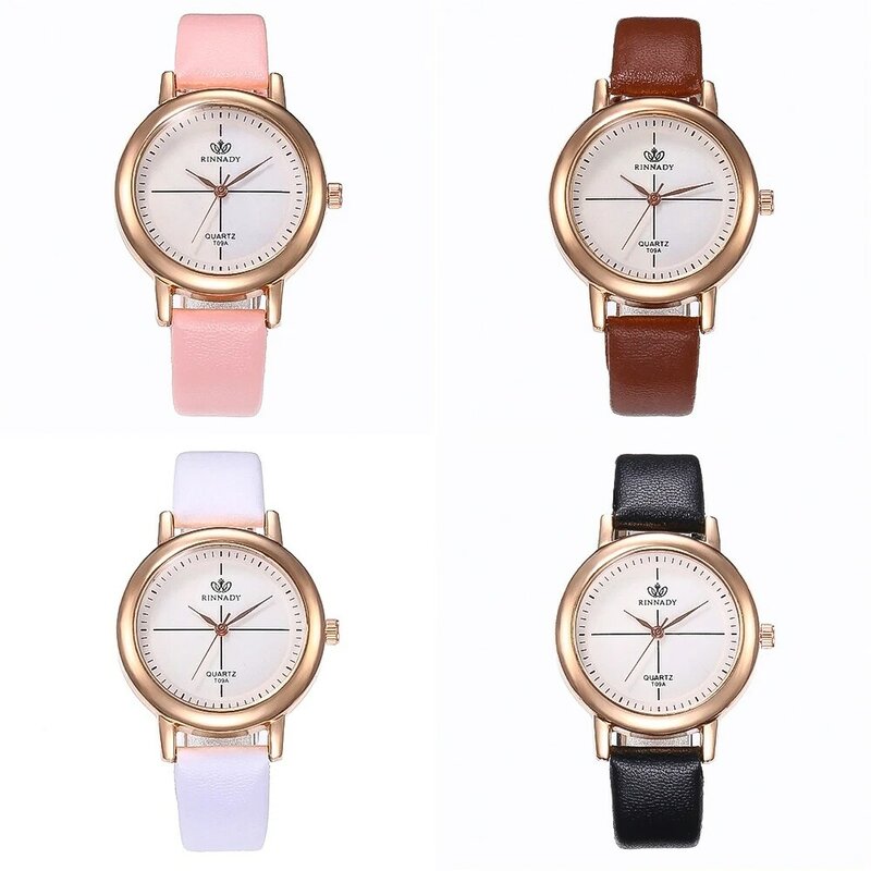 Relógio de pulso feminino clássico, elegante, de aço inoxidável, quartzo, elegante, imperdível