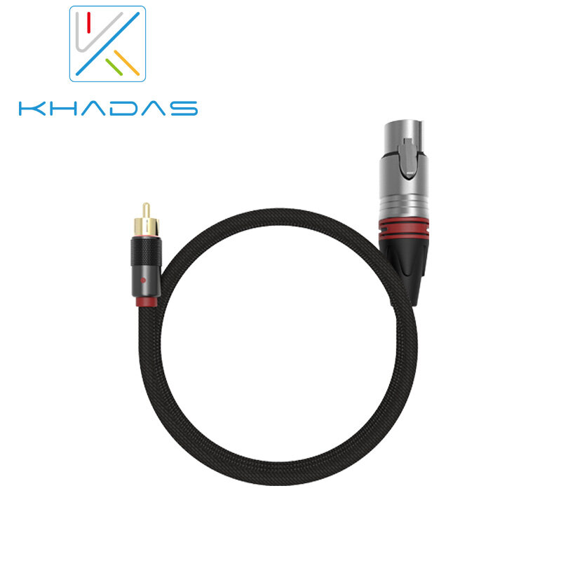 Khadas Bal-RCA إلى XLR-3 ذكر 1.0 متر