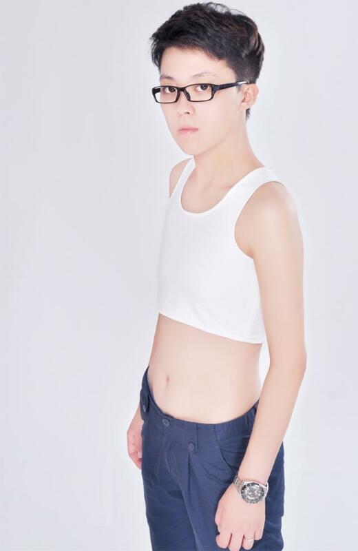 Kobieta jednolita, krótka koszulka lesbijka Tomboy regulowane zapięcie jednolita, krótka klatka piersiowa Tran urządzenie do modelowania sylwetki kamizelka Hot
