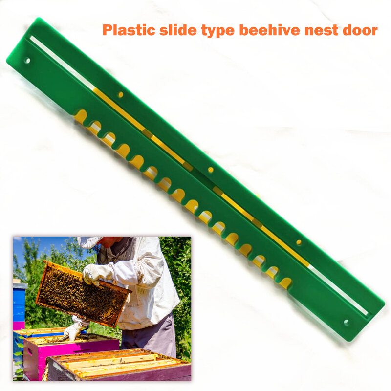 Apicultura anti-escape porta ninho de colmeia saída de ventilação abelha anti-corredor porta de entrada apicultor abelha ferramentas de manutenção de suprimentos de jardim