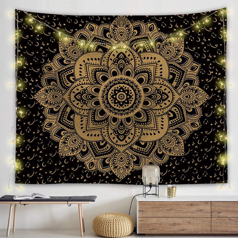 Bohemian Style New Mandala Tapestry Tapestry Living Room Bedroom Background Wall Decoration Cloth