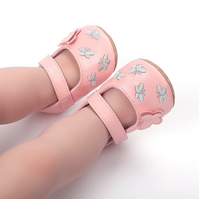 Осень 2020, милая детская обувь для новорожденных девочек, обувь для первых шагов, обувь для маленьких принцесс с мягкой нескользящей подошво...