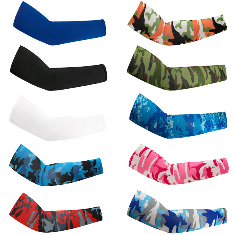 New Summer Cooling Basketball Running Sun Protection Outdoor Sport Arm Sleeves Arm Cover