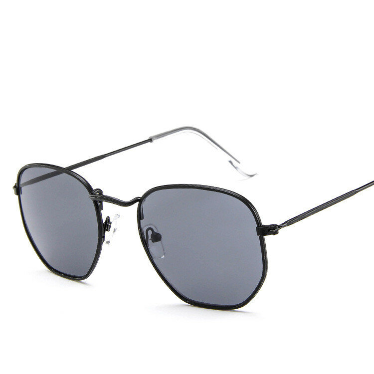 Óculos de sol vintage clássico, óculos para homens e mulheres, design de marca de luxo, moderno, de metal, para dirigir