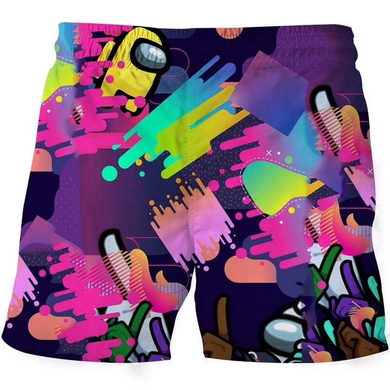 2021 3d casual menino/menina roupas calções gráficos impresso verão das crianças shorts moda rua dos desenhos animados calças