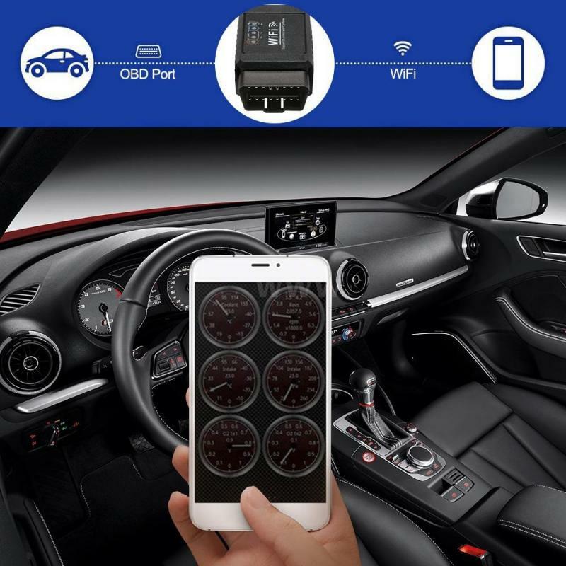 ELM327 WIFI V1.5 OBD2 Car Fault Detector Automotive Diagnostic Tools Code Reader For Cars Voiture Accessoires Car Tools Dropship