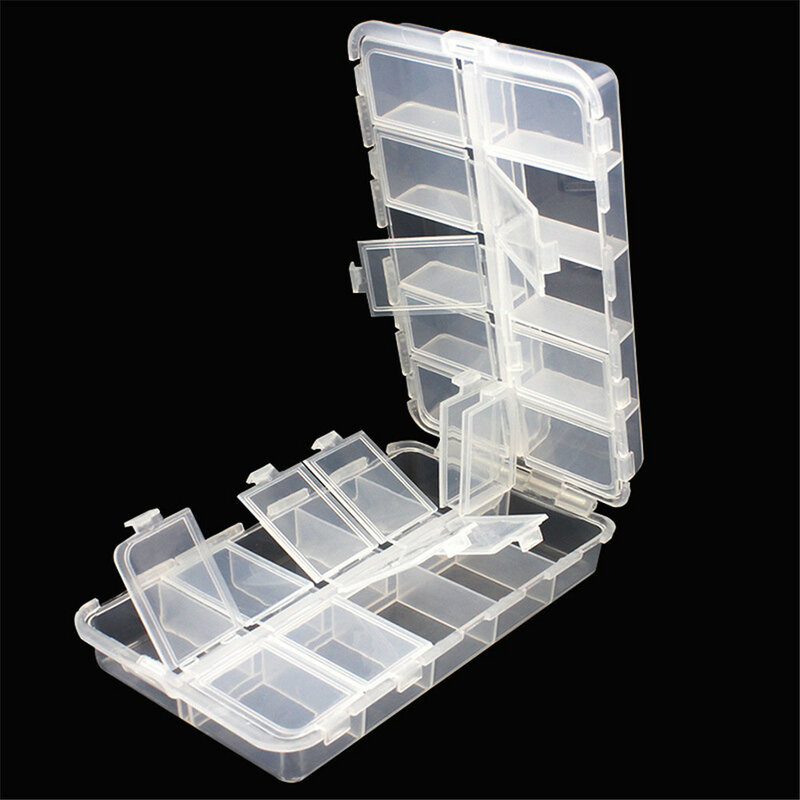 20 Compartments Fishing Tackle Box Bait Organizer Box Fishing Lures Case Tackle Storage Fisher Gear Bulk New Storage Boxes