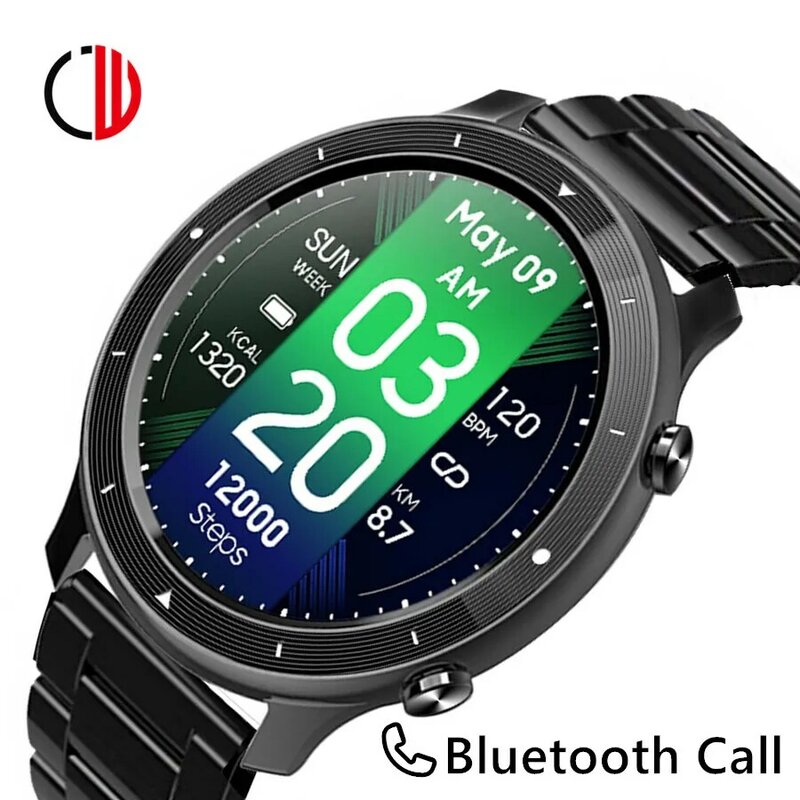 Czjw Smart Horloge Mannen 2021 Nieuwe Hartslag Fitness Tracker Sport Smartwatch Android Ios Bloeddrukmeter Voor Huawei Telefoon