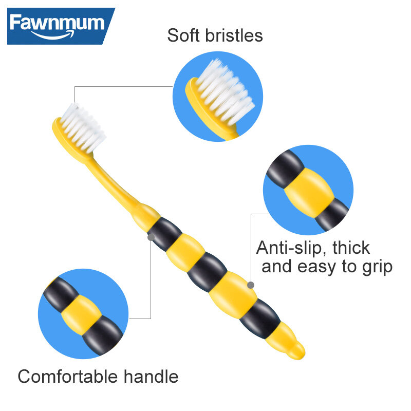 Fawnmum 1 pçs escovas de dentes lteeth limpeza para crianças dental ferramenta escova oral caredente miúdo escova bucal itens
