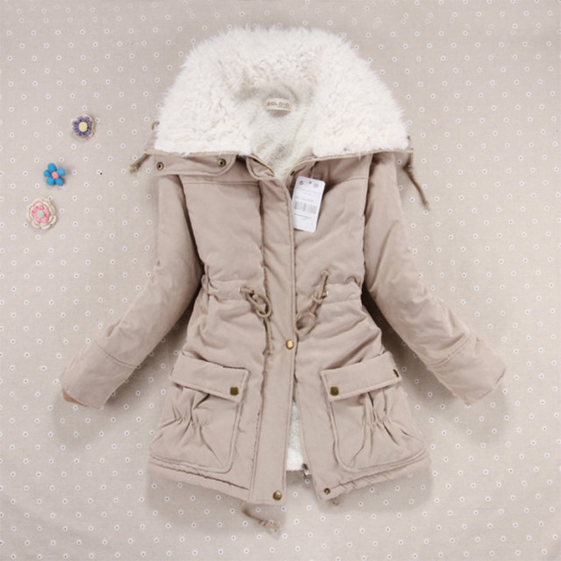 ZOGAA 2021 Winter Coat Women Slim Plus Size Outwear Medium-Long Wadded Jacket Thick Hooded Cotton Wadded Warm Cotton Parkas 2021