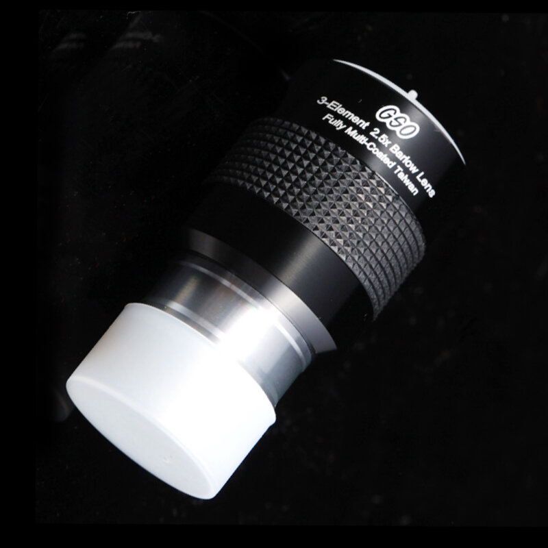 GSO-lente barlow para telescopio astronómico, accesorio principal 2.5X, 3 elementos, 1,25 pulgadas