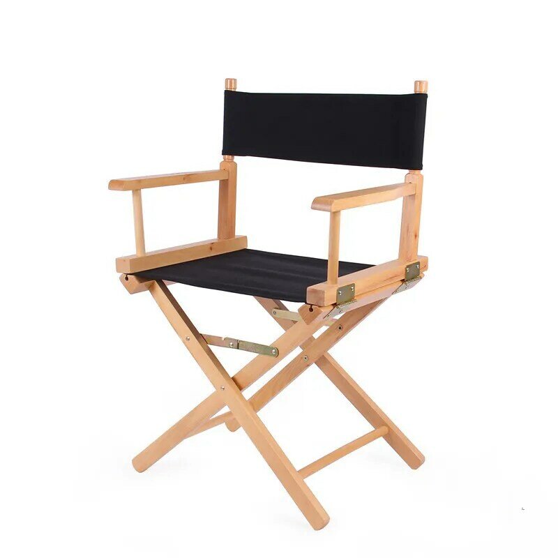 Oaktafair Wood Director Chairs Folding Lightweight Outdoor Furniture Portable Foldable Camping Beach Chair Wooden