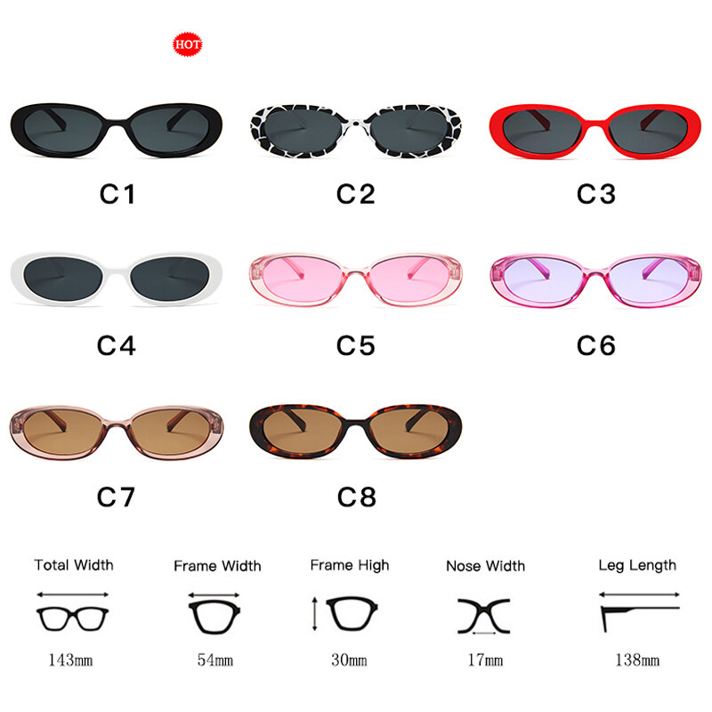 2020 Small Oval Women Sunglasses Men Glasses Lady Luxury Brand Designer Oval Sun Glasses Female Male Cheap Eyewares High Quality