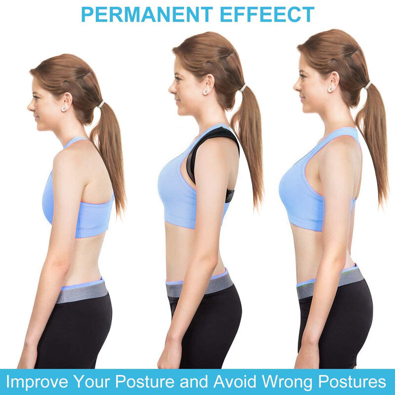 Medical Adjustable Clavicle Posture Corrector Men Women Upper Back Brace Shoulder Lumbar Support Belt Corset Posture Correction