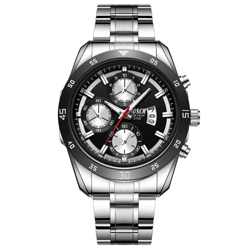 2021 neue Männer Uhr Top Luxus Marke Große Zifferblatt Sport Uhren Herren Chronograph Quarz Armbanduhr Datum Männlich Uhr Relogio Masculino